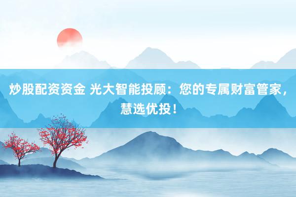 炒股配资资金 光大智能投顾：您的专属财富管家，慧选优投！
