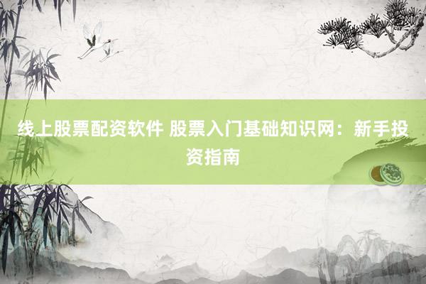 线上股票配资软件 股票入门基础知识网：新手投资指南